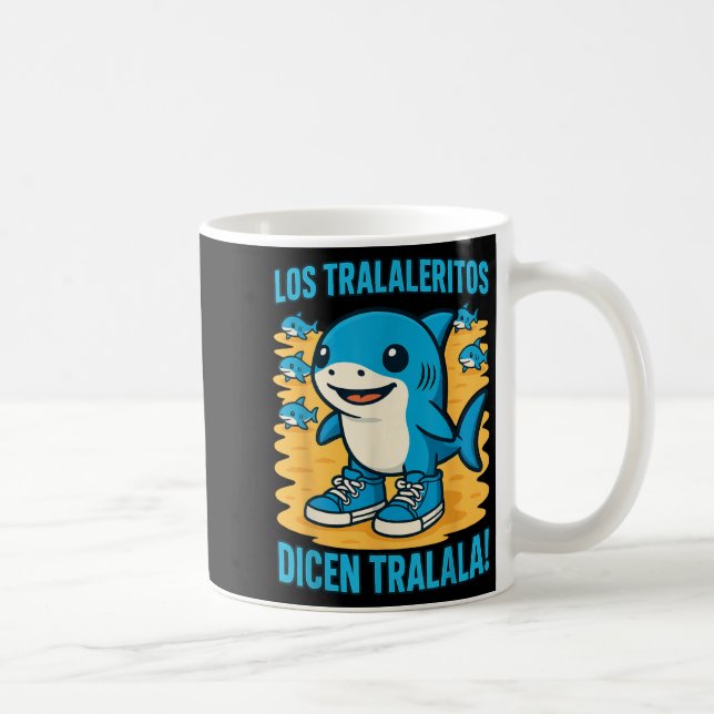 Italian Brainrot Los Tralaleritos Dicen Tralala, F Coffee Mug (Right)