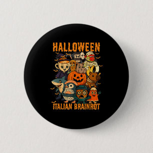 Italian Brainrot Meme Characters Halloween Costume 6 Cm Round Badge