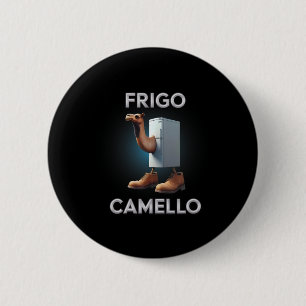 Italian Brainrot Pasta-powered Humour Design 6 Cm Round Badge