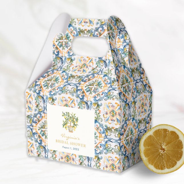 Italian Bridal Shower Favour Box (Italian Bridal Shower Favor Box
)