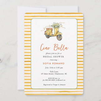 Italian Bridal Shower Invitation