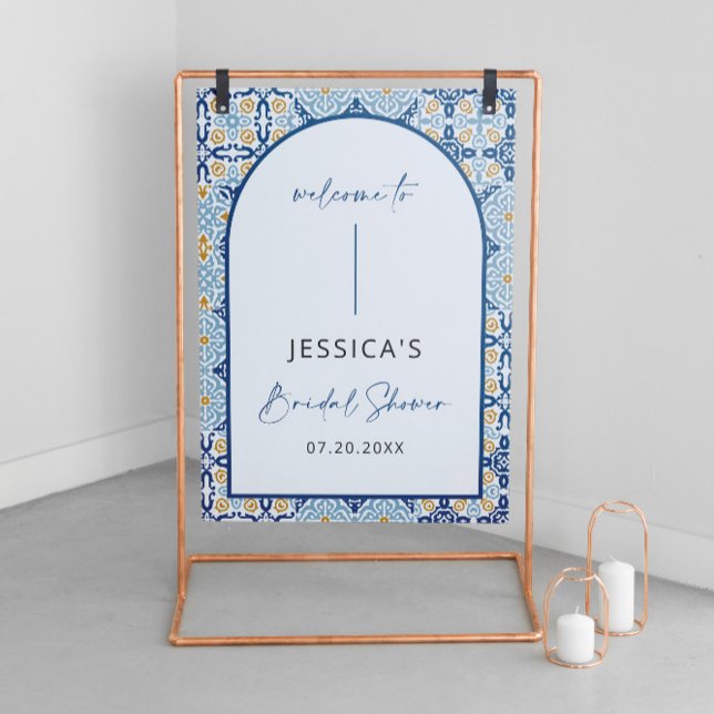 Italian bridal shower welcome sign acrylic (Creator Uploaded)