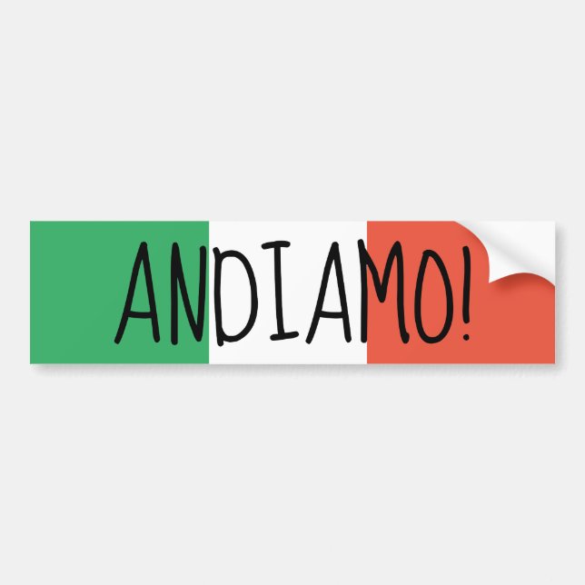 Italian  bumper sticker (Front)