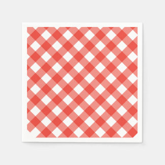 Italian Cafe Red Gingham Napkin