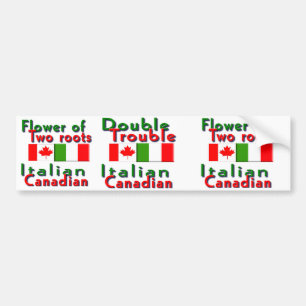 Italian-Canadian Bumper Sticker