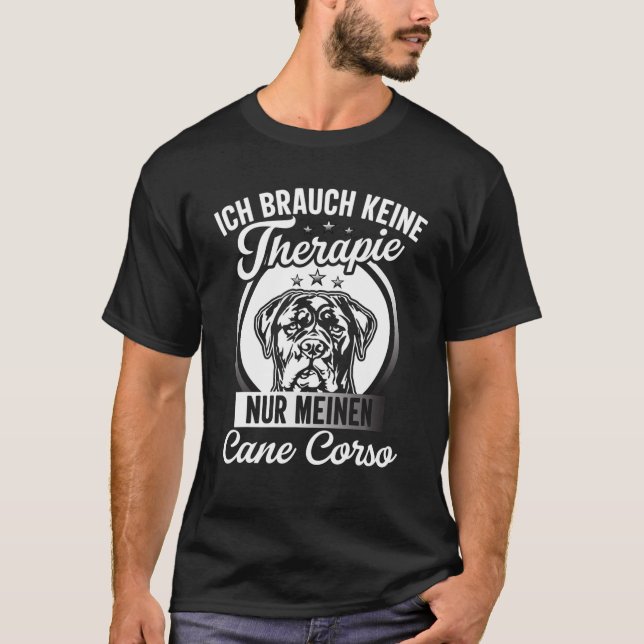 Italian Cane Corso Dog Lover T-Shirt (Front)