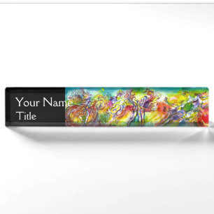 ITALIAN CARNIVAL Dance,Music Event Coordinator Nameplate