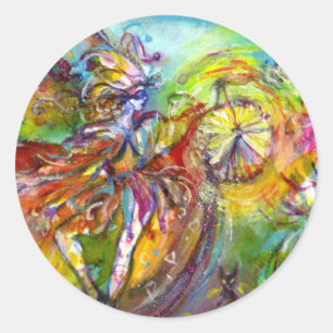 ITALIAN CARNIVAL / Dance,Music,Theatre Classic Round Sticker