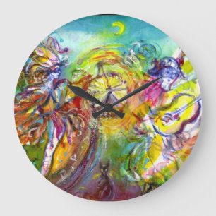 ITALIAN CARNIVAL / Dance,Music,Theatre Large Clock