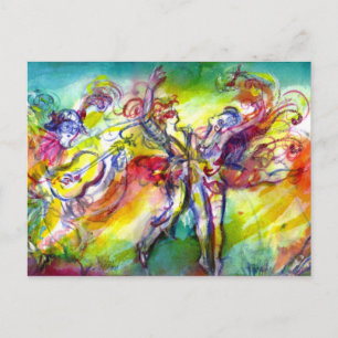 ITALIAN CARNIVAL / Dance,Music,Theatre Postcard