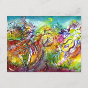 ITALIAN CARNIVAL / Dance,Music,Theatre Postcard