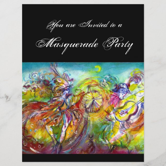 ITALIAN CARNIVAL Masquerade Ball,Dance and Music (Front)