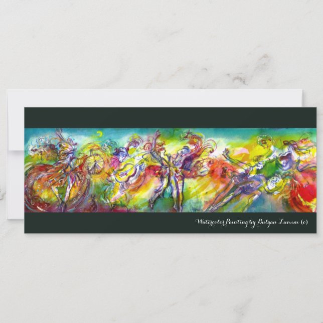 ITALIAN CARNIVAL Masquerade Ball,Dance and Music Announcement (Front)