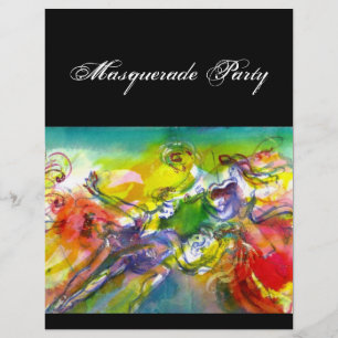 ITALIAN CARNIVAL Masquerade Ball,Dance and Music Flyer