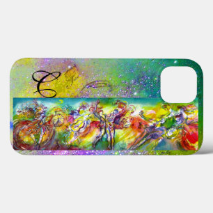 ITALIAN CARNIVAL MONOGRAM/ Dance,Music,Theatre iPhone 13 Case