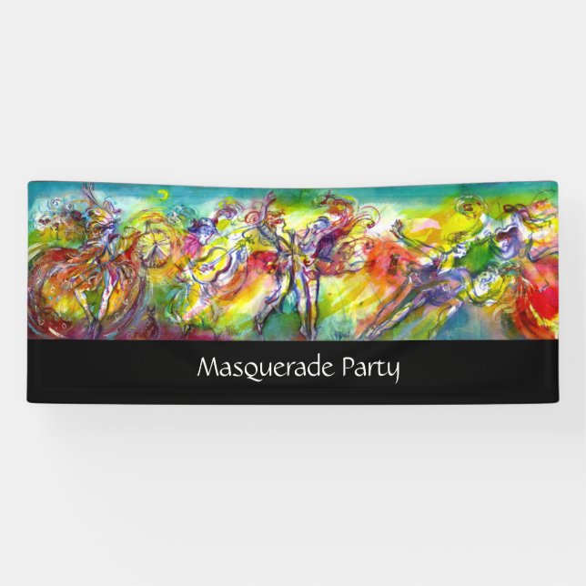 ITALIAN CARNIVAL / Venetian Masquerade,Dance Music Banner (Horizontal)