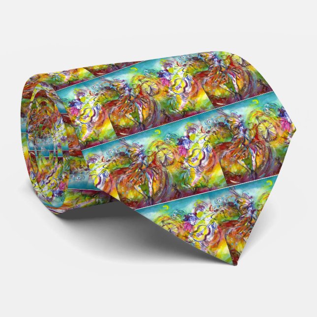 ITALIAN CARNIVAL ,Venetian Masquerade Dance,Music Tie (Rolled)