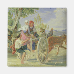 Italian Cart Magnet
