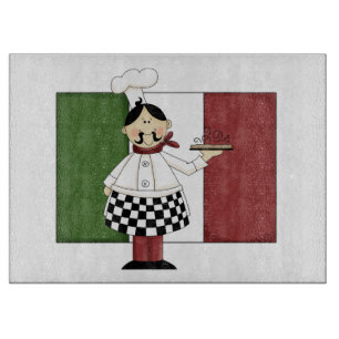 Italian Chef #7 Cutting Board