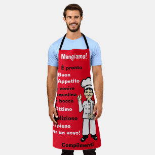 Italian Chef - Mangiamo Apron