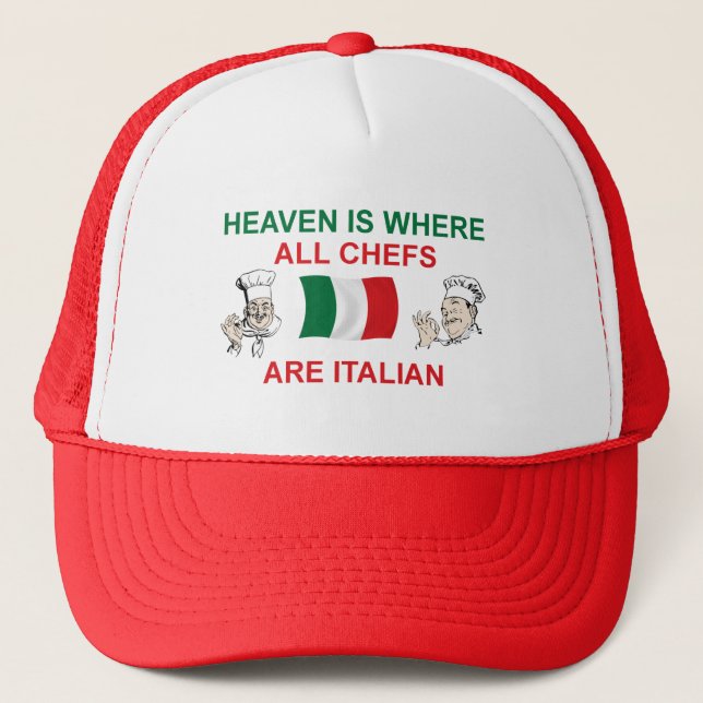 Italian Chefs Trucker Hat (Front)