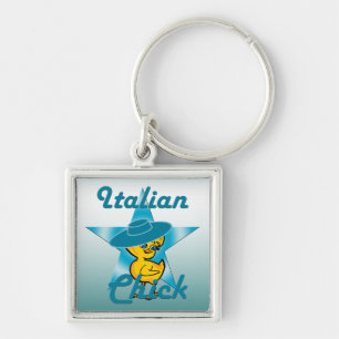 Italian Chick #7 Key Ring