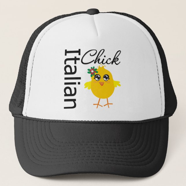 Italian Chick Trucker Hat (Front)