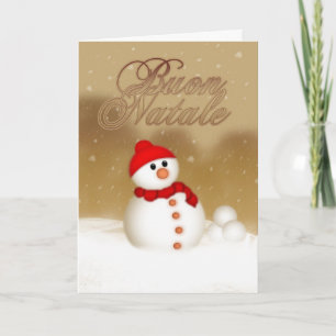 Italian Christmas Card - Buon Natale e Felice Anno