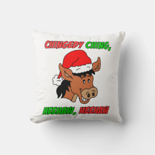 Italian Christmas Donkey Cushion
