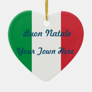 Italian Christmas Tree Ceramic Ornament