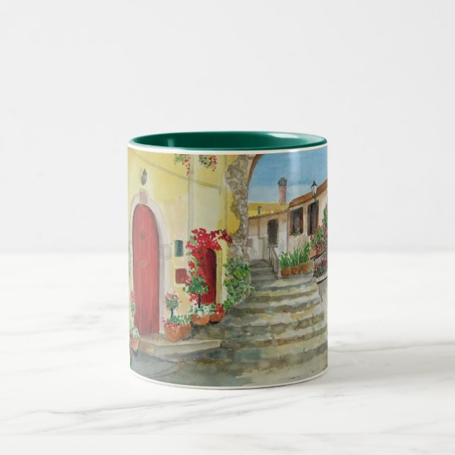 Italian Coffee Mug Italy Hot Chocolate Tea (Center)
