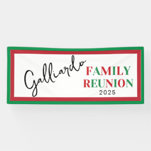 Italian Colors Family Reunion  Banner