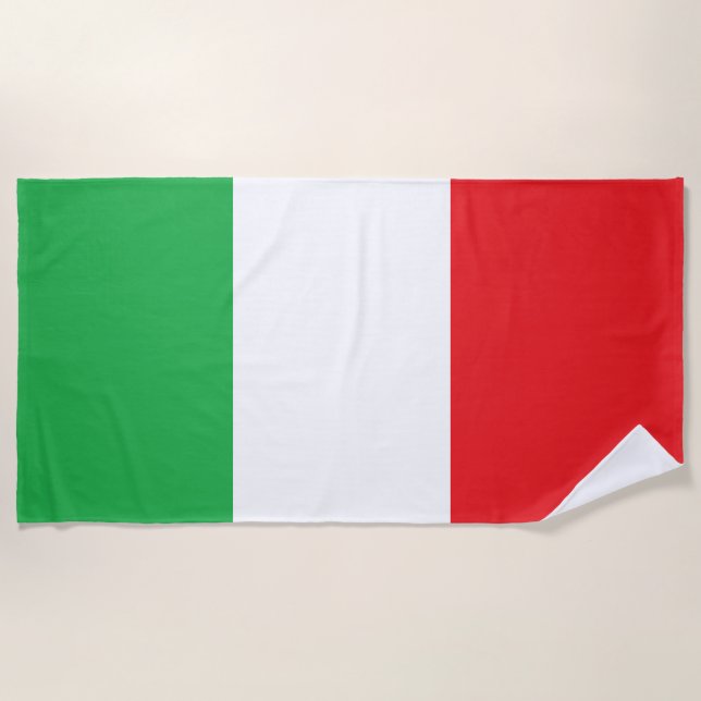 "Italian Colours" Beach Towel (Front)