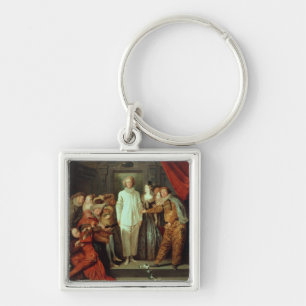 Italian Comedians, c.1720 Key Ring
