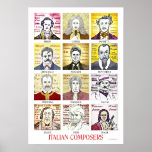 Italian Composers poster