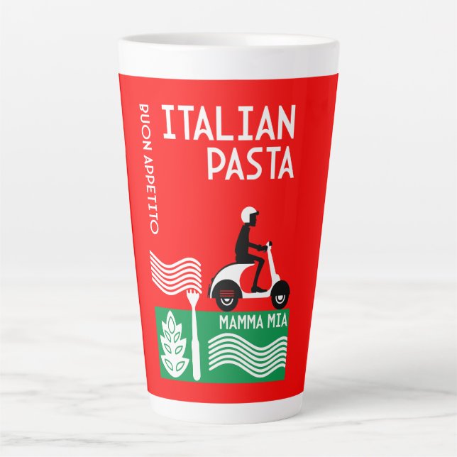 Italian Cook Latte Mug (Front)