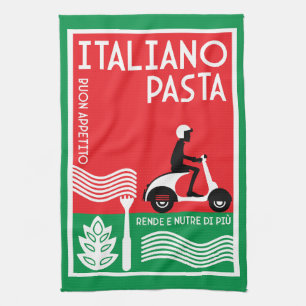 Italian Cook Tea Towel