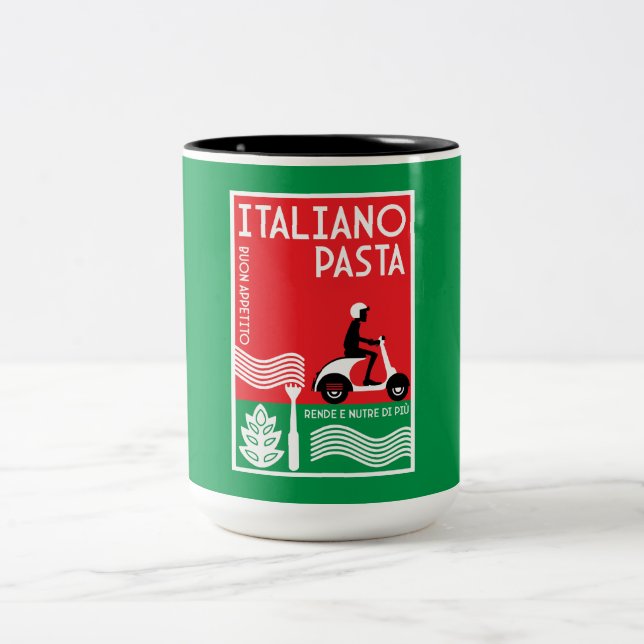Italian Cook Two-Tone Coffee Mug (Center)