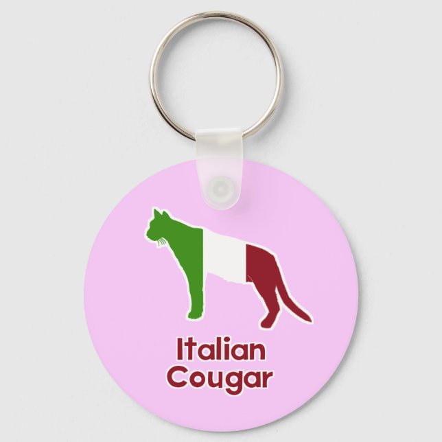 Italian Cougar Key Ring (Front)