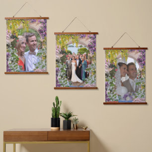 Italian country home outdoors hanging tapestry