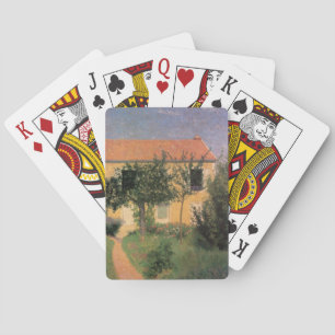 Italian Country House With a Red Roof Playing Cards