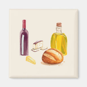 Italian Countryside Foodie Magnet