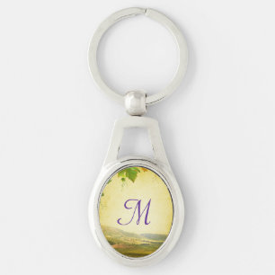 Italian Countryside Winery Key Chain