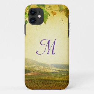 Italian Countryside Winery Monogram IPHONE 5 Case
