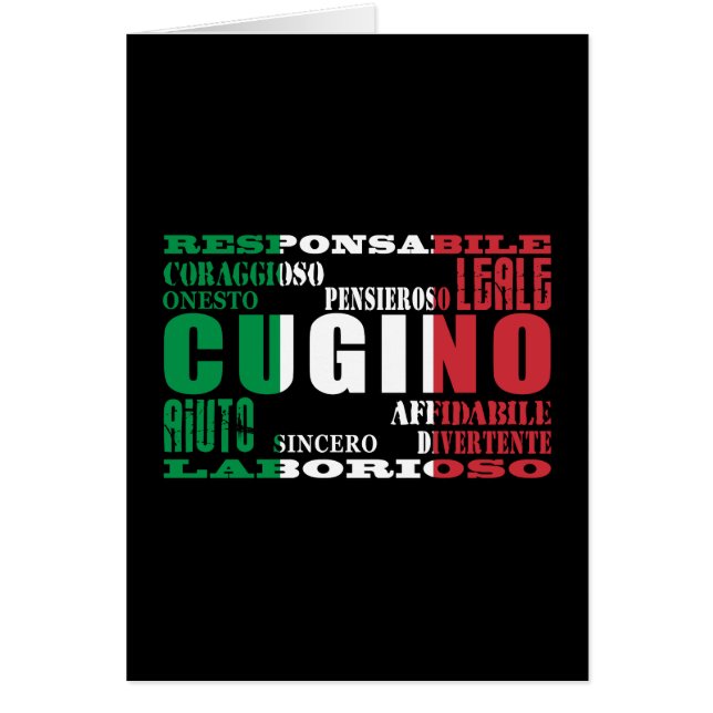 Italian Cousins : Qualities (Front)