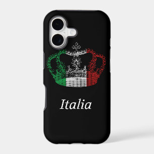 Italian Crown Flag Phone Case