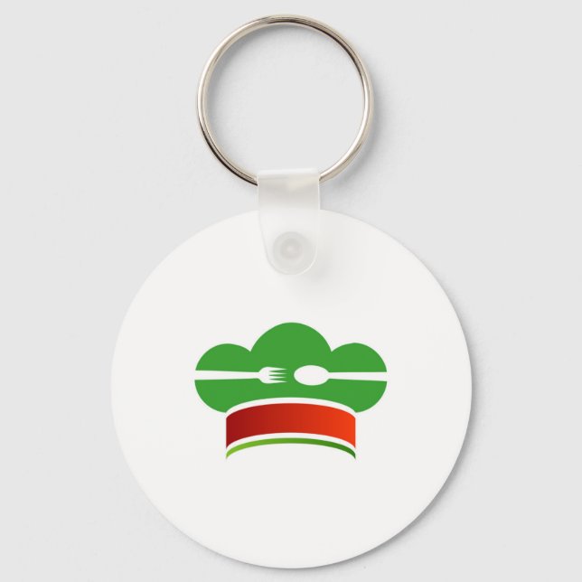 Italian cuisine key ring (Front)