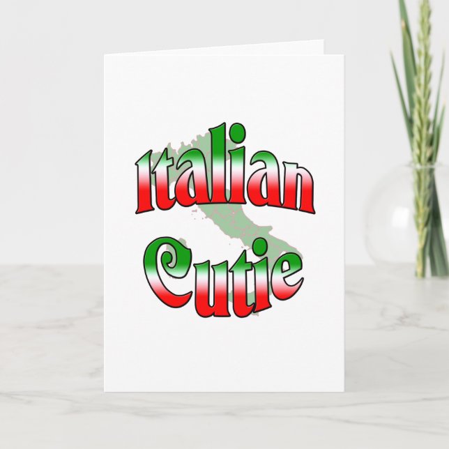 Italian Cutie Holiday Card (Front)