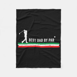 Italian Dad Golfing Father Italy Flag Golf Fan Uni Fleece Blanket