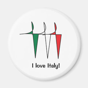 Italian Dancers Magnet